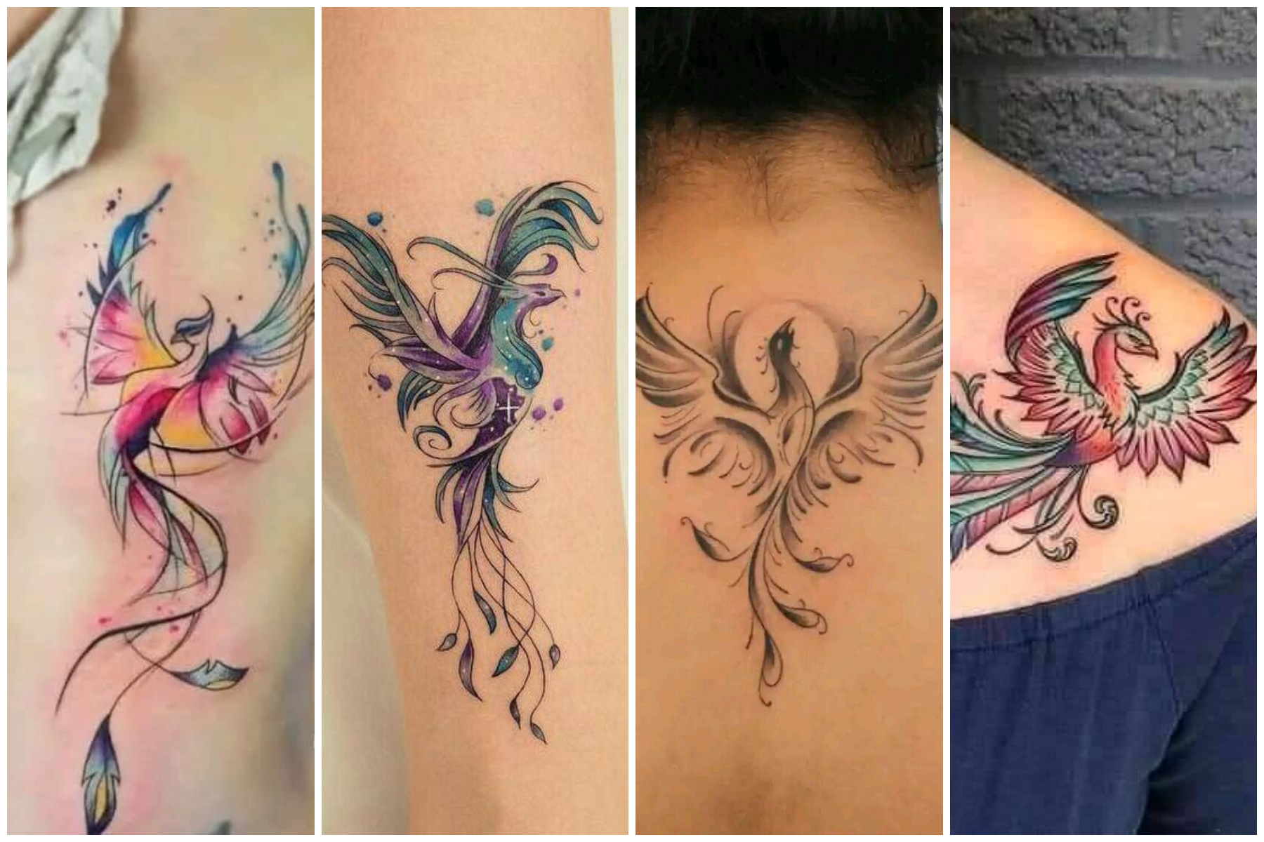 20 stunning feminine rebirth phoenix tattoo ideas and designs to go for - YEN.COM.GH